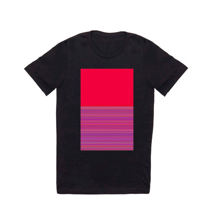Re-Created Color Field and Stripes 5 by Robert S. Lee T Shirt by Robert ...