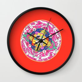 Kinky Love Mandala Wall Clock
