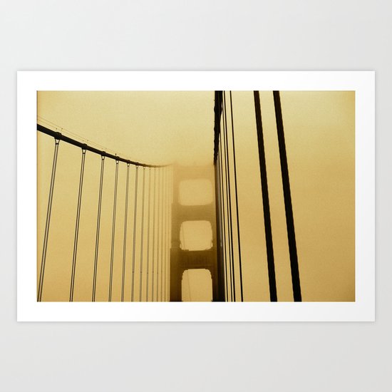 SF Golden Gate Bridge Art Print