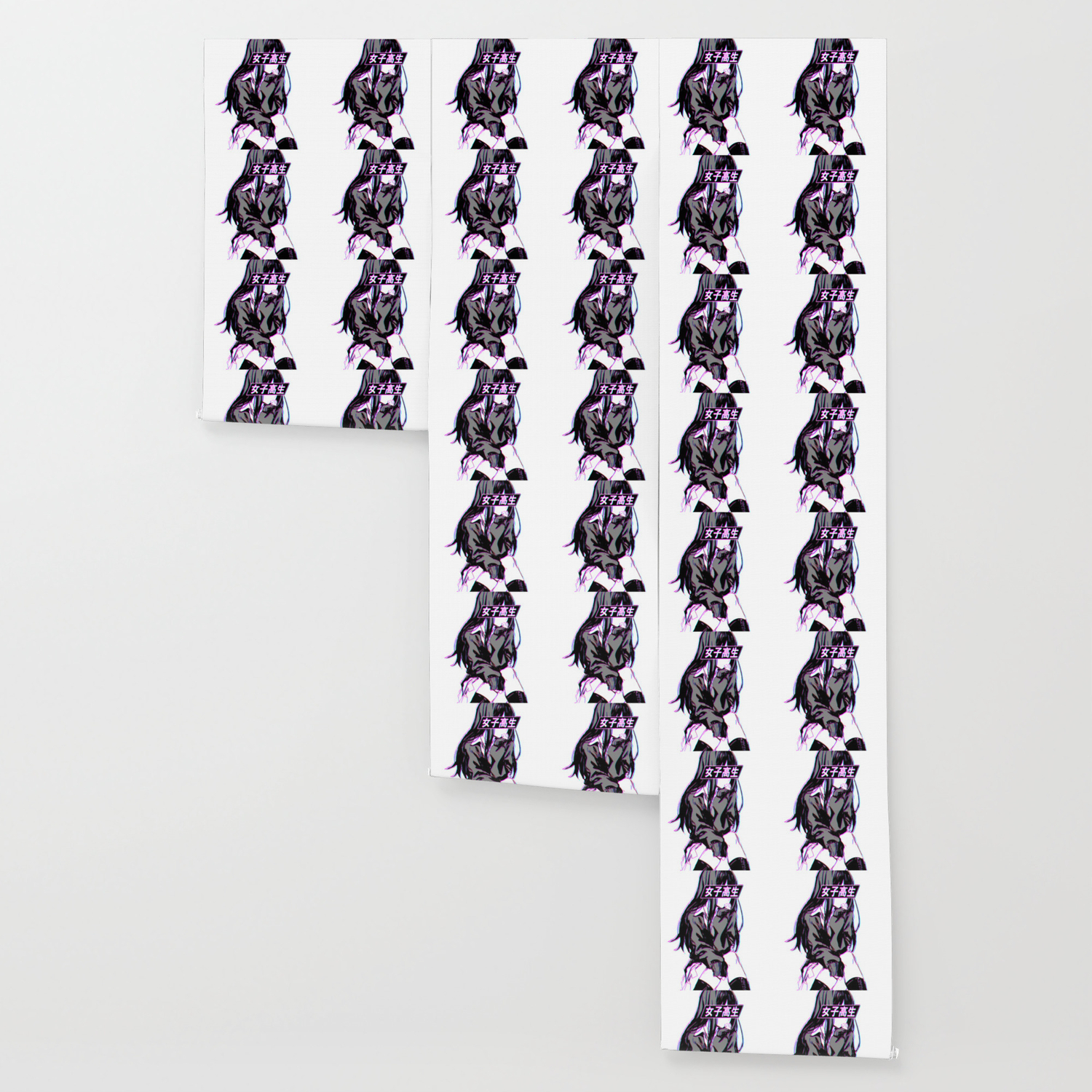 Schoolgirl Sad Japanese Anime Aesthetic Wallpaper By Poser Boy Society6