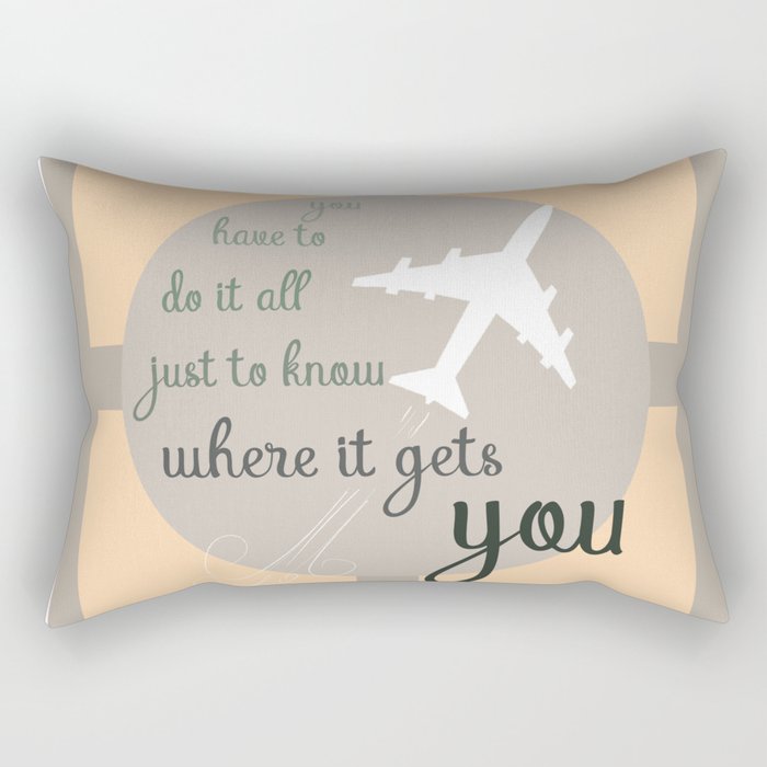 Wanderlust travel pillow sale