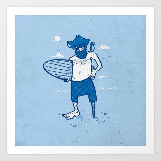 Surf Season Art Print