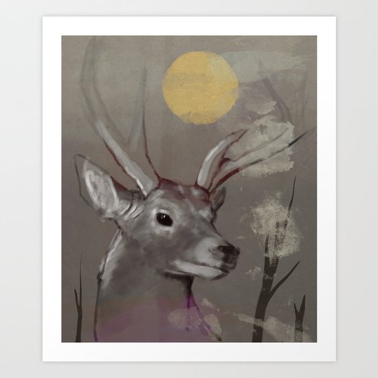 Deer Art Print