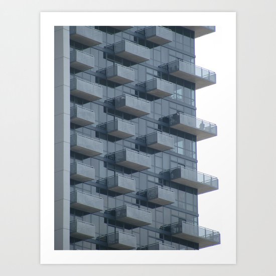 Balconies Art Print