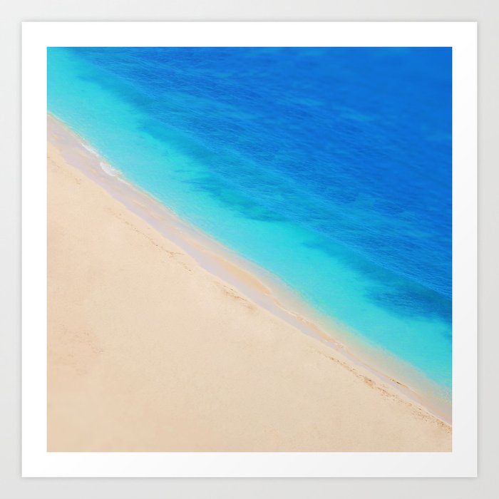 Sand x Sea Art Print