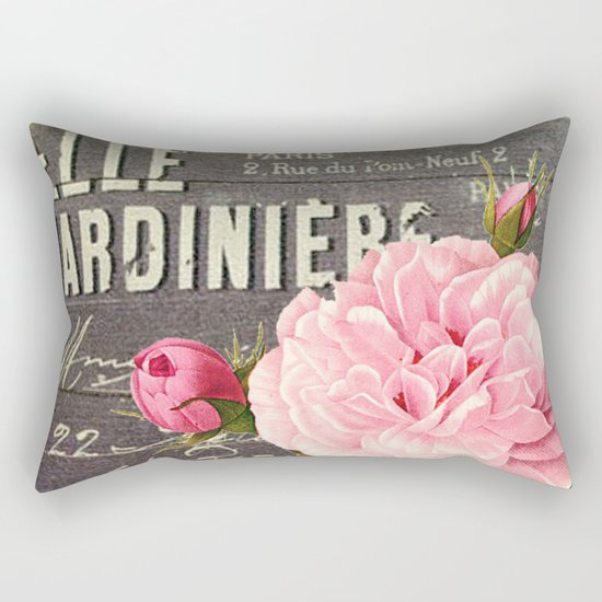 Vintage roses #1 Rectangular Pillow