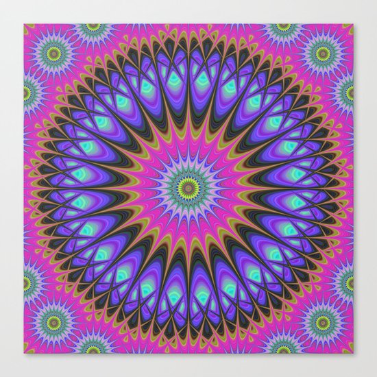 Star mandala Canvas Print