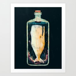 THE GREAT WHALE Art Print