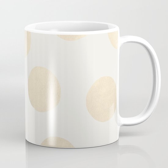 Gold Polka Dots Mug