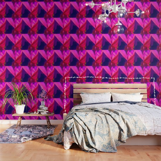 Hot Neon Flower Wallpaper By Blakcirclegirl Society6