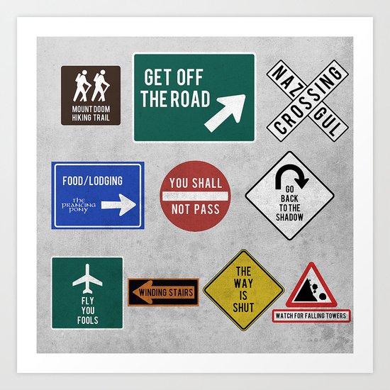 Lord of the Road Art Print