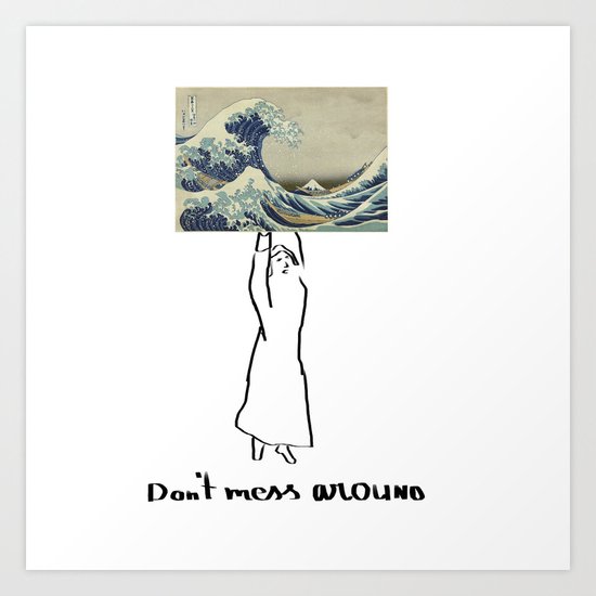 the Wave Art Print