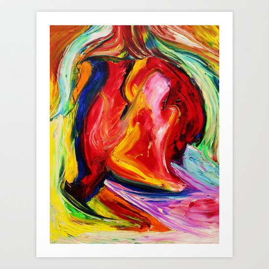She Rises Art Print