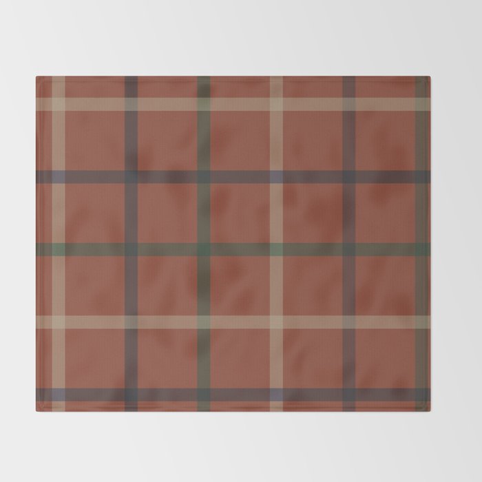 Red Cabin Plaid Throw Blanket By Noaccountingfortaste Society6