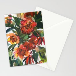 fall bouquet Stationery Card