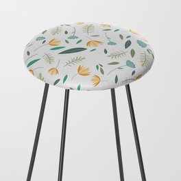 spring flowers patterns Counter Stool