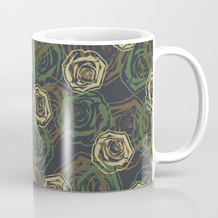 Rose Camo WOODLAND Coffee Mug