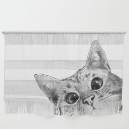 sneaky cat Wall Hanging