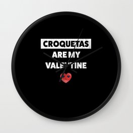Cuban Croquetas Lovers design Wall Clock | Cubandish, Spanishcroquetas, Croquetasespanolas, Croquette, Cubancroquetas, Croquetasdepollo, Croquetasdejamon, Croquetas, Hispanic, Hispanicfood 