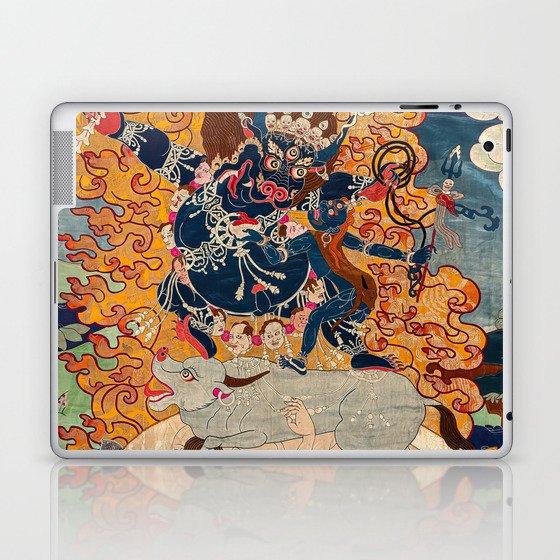 Buddhist Thangka depicting Yama  Laptop & iPad Skin