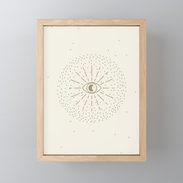 Star of my Eye Framed Mini Art Print