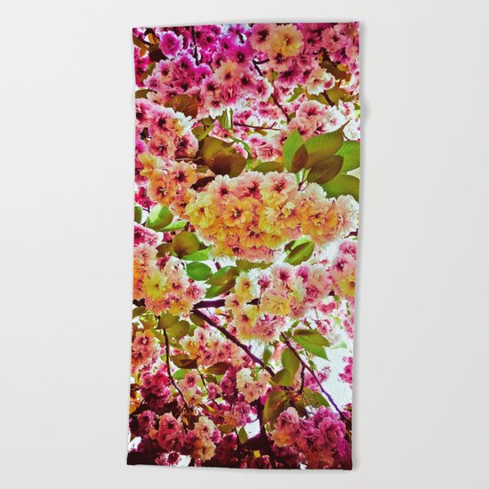 Polychrome Beauty In Full Bloom Beach Towel