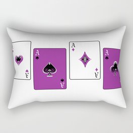 Ace Cards Rectangular Pillow