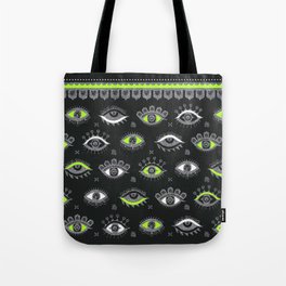 Eye Spy Charcoal Tote Bag