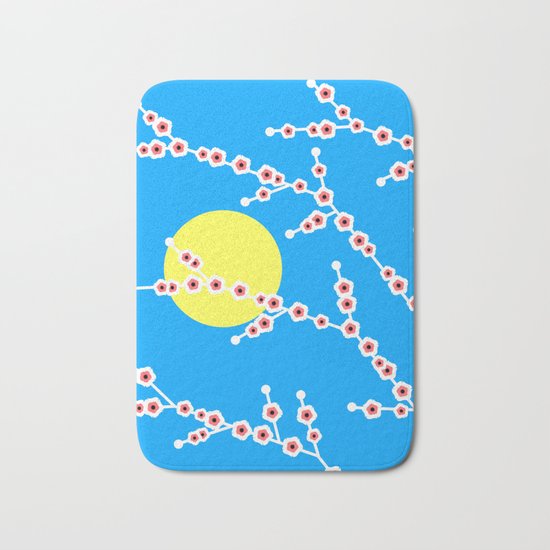 Trees in bloom Bath Mat