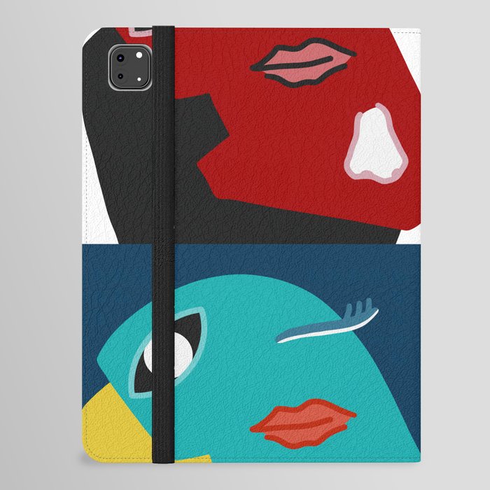 When I'm lost in thought patchwork 3 iPad Folio Case