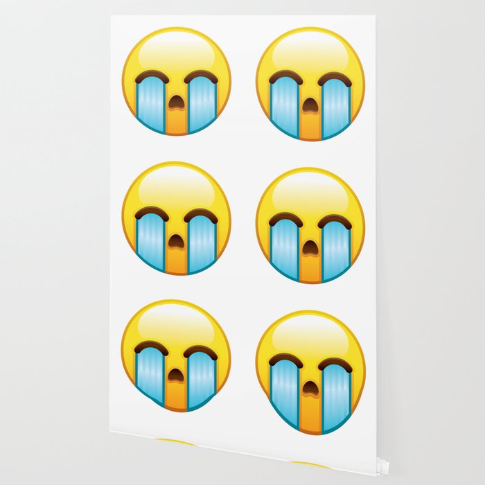 Crying Emoji Wallpaper By Bortonia Society6