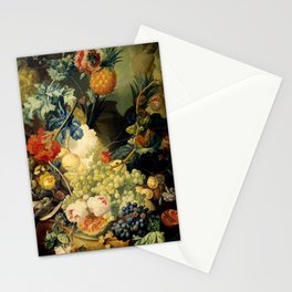 Jan van Os "Still Life with Flowers, Fruit and Birds" Stationery Card