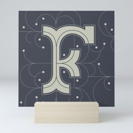 Type Art: Letter F Mini Art Print