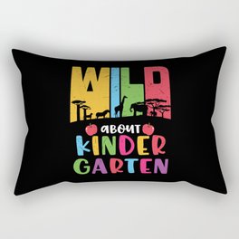 Wild About Kindergarten Rectangular Pillow