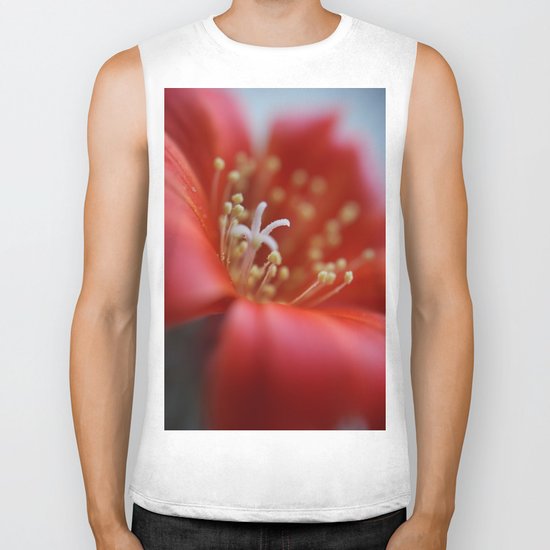 Cacti Flower Biker Tank