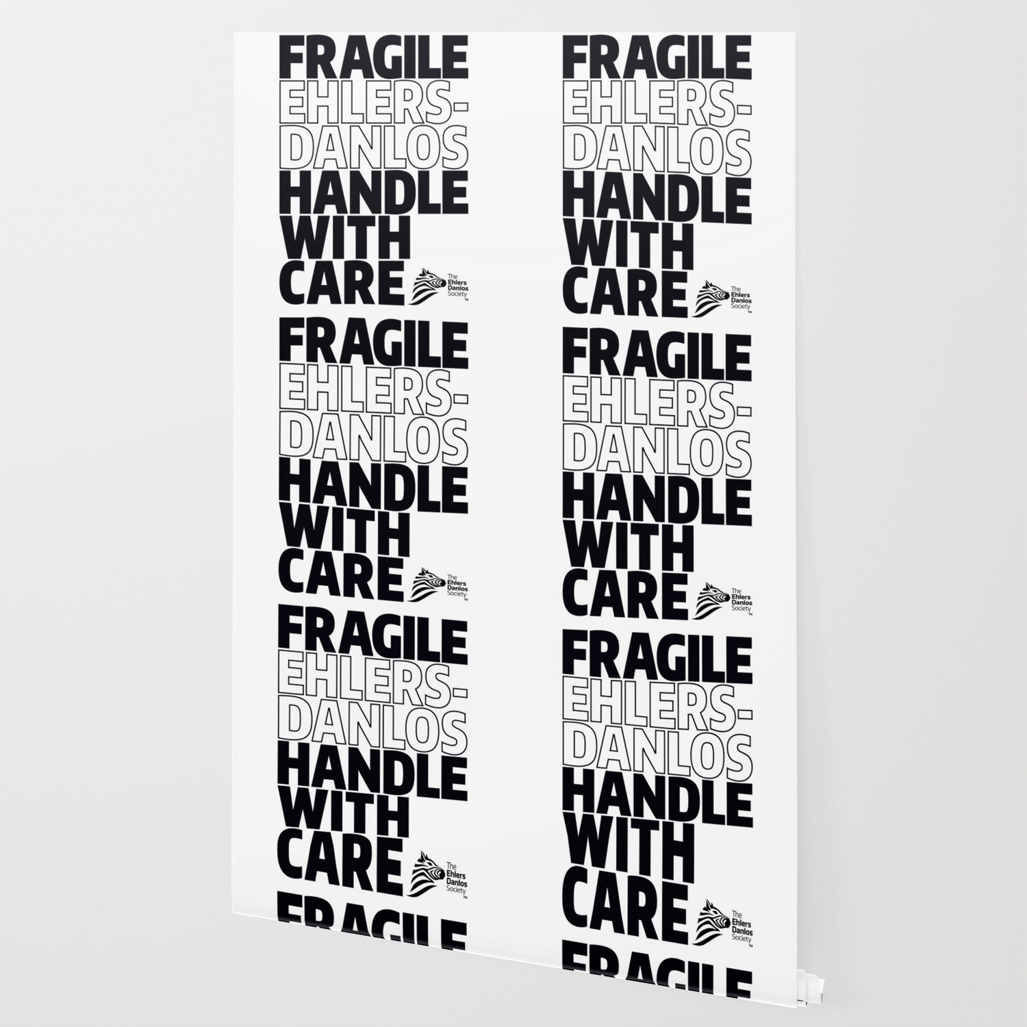 Eds Awareness Fragile Wallpaper By Ehlersdanlos Society6