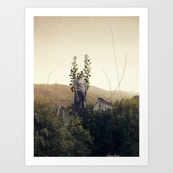 Forest Angel Art Print