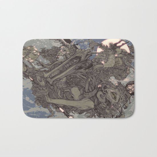 REMEMBER MIND (full moon) Bath Mat
