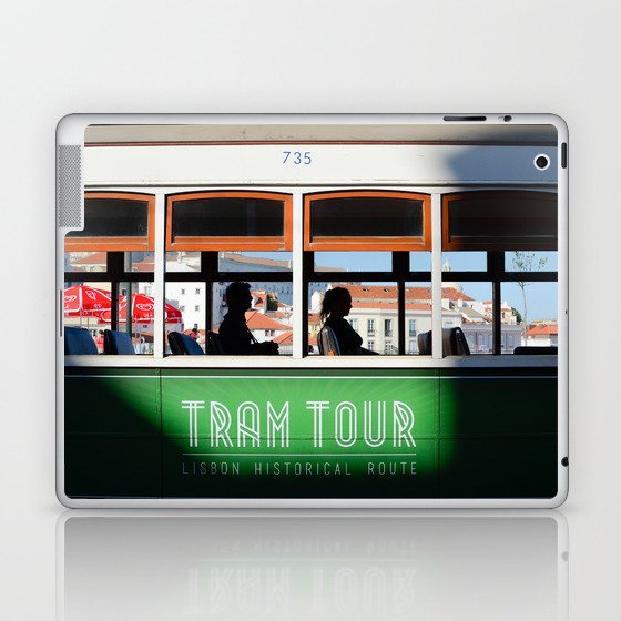 Lisbon Portugal tramway Laptop & iPad Skin