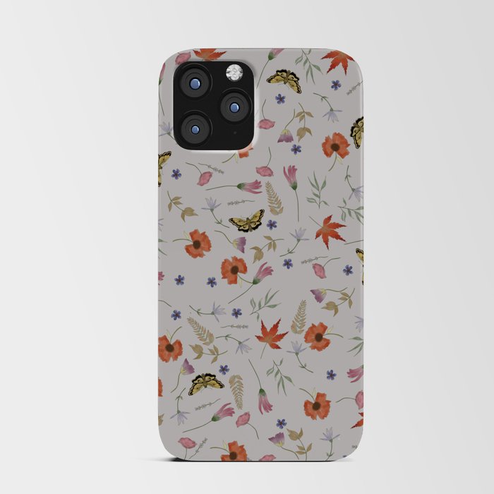Pressed Flowers and Leaves iPhone Card Case