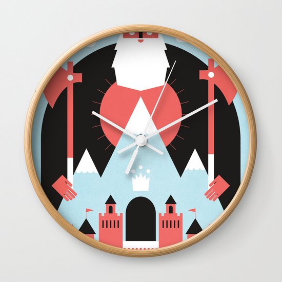 King of the Mountain Wall Clock