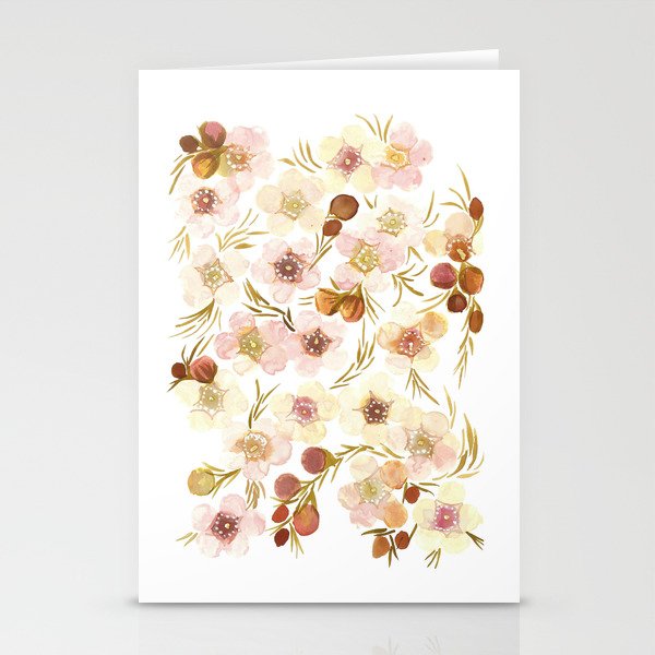 Waxy Flowers Stationery Cards