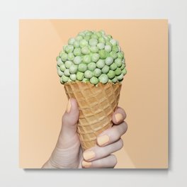Sweet Pea Metal Print | Pop Surrealism, Pop Art, Food, Funny 