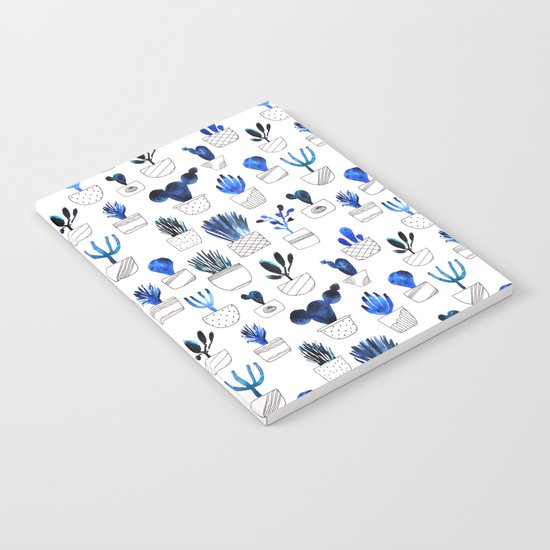 Blue cacti Notebook