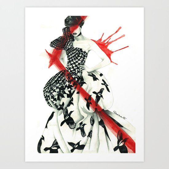 Alexander McQueen Art Print