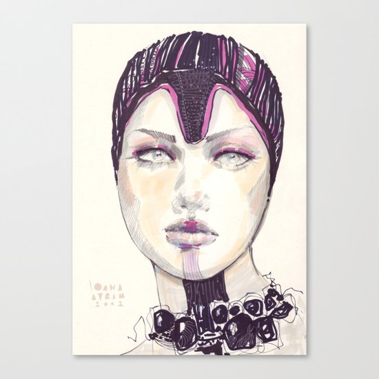 Fashion illustration Canvas Print