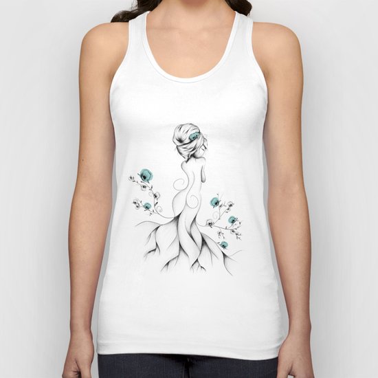 Poppy Poem Unisex Tank Top