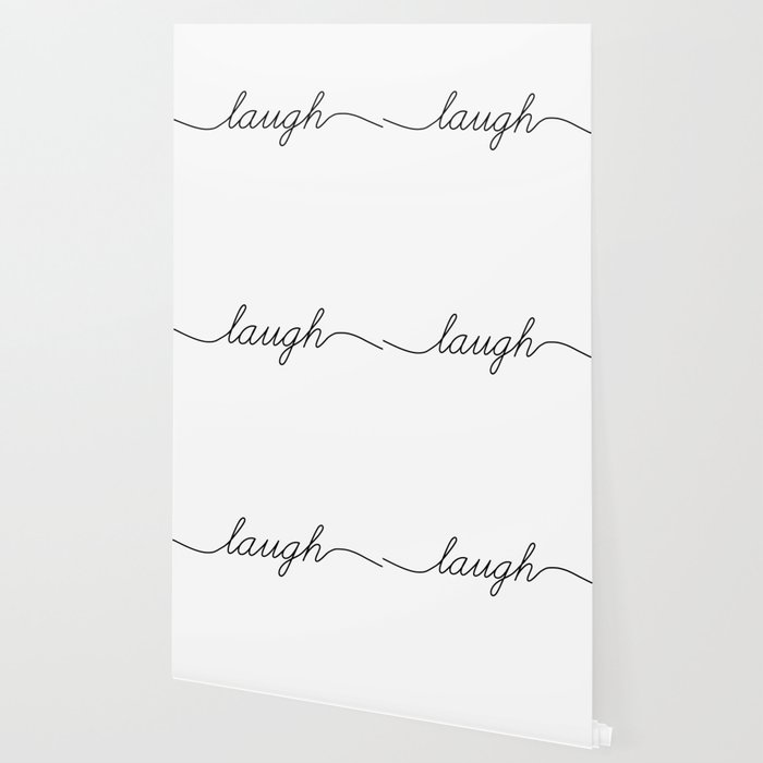 Live Love Laugh 3 Of 3 Wallpaper By Blackandwhitetype Society6