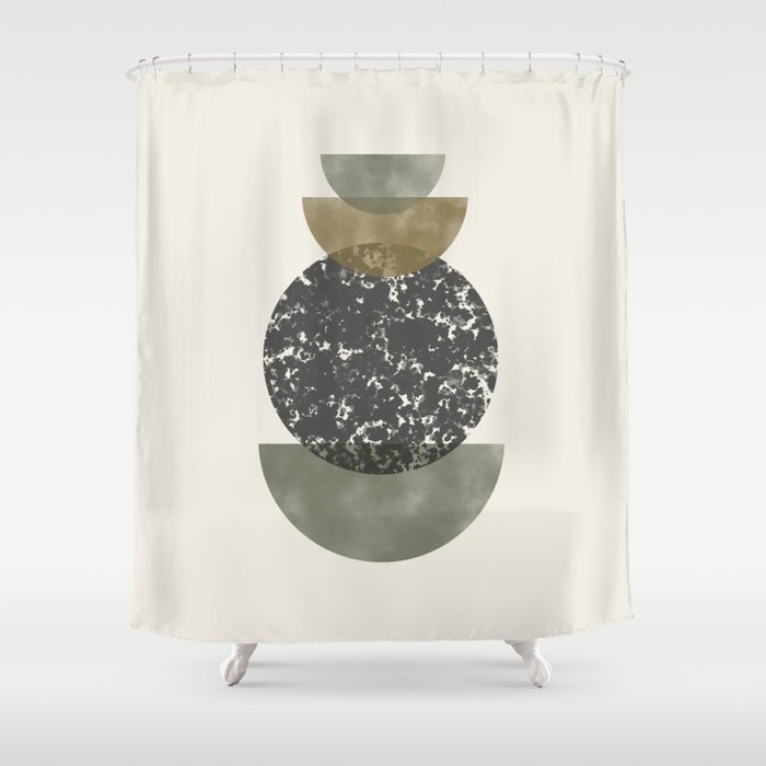 Modern Shapes Shower Curtain