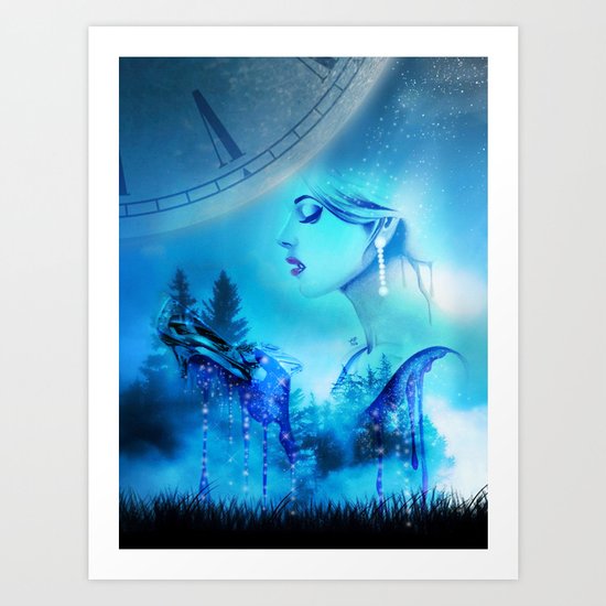 Stroke of Midnight Art Print